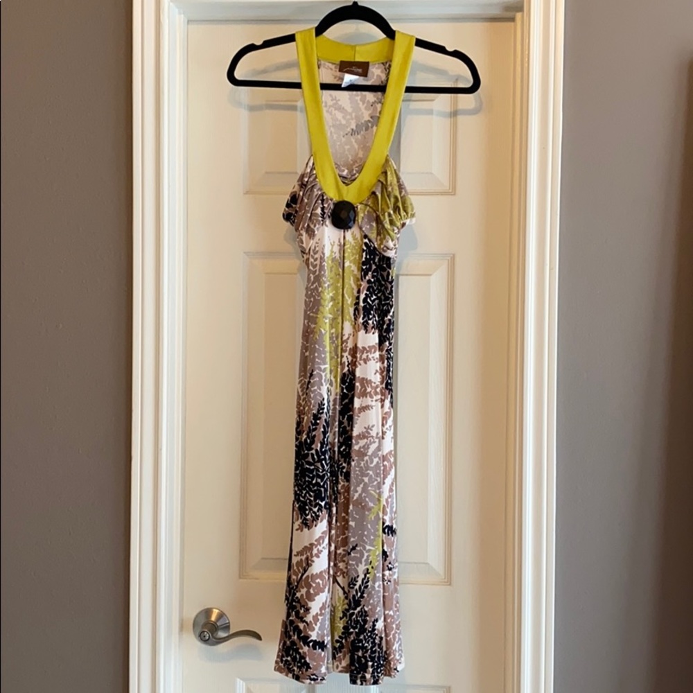 Fitted silk dress